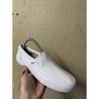 🛒มีเก็บเงินปลายทาง😍Vans Slip on สีขาวล้วน❤️