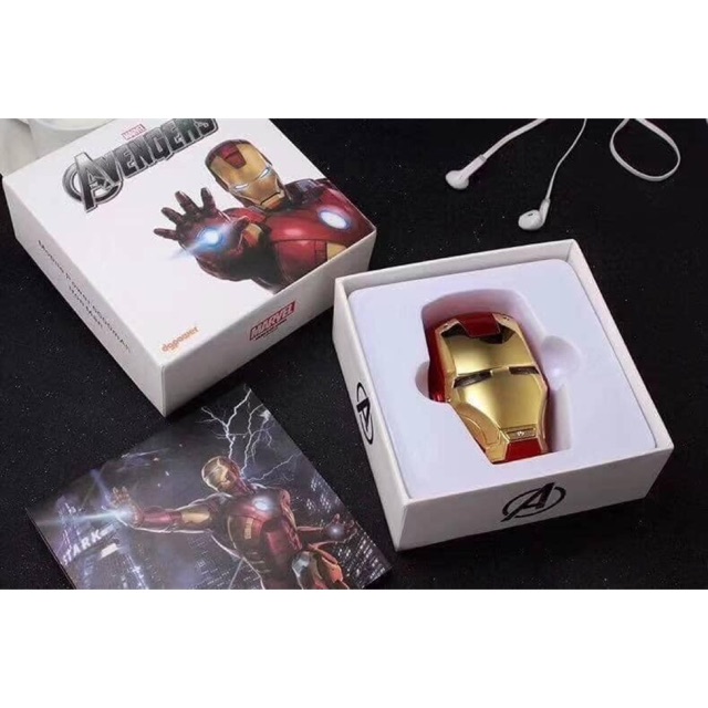 Captain​ America & iron man Powerbank  ความจุ 6000 mAh