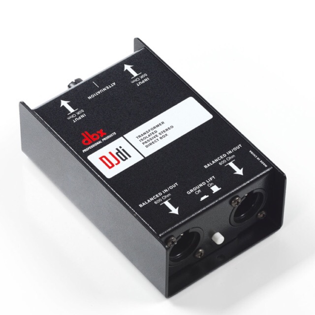 dbx DJDI DI Box แบบ Passive กันเสียง จี่ ฮัม กันไฟยัอน ประกันศูนย์ไทย 1 ปี