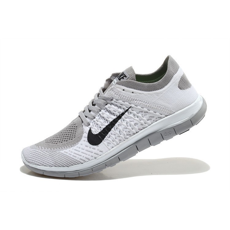 nike free flyknit 4.0 silver