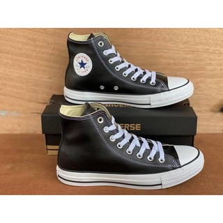 CONVERSE ALL STAR CLASSIC LEATHER HI BLACK