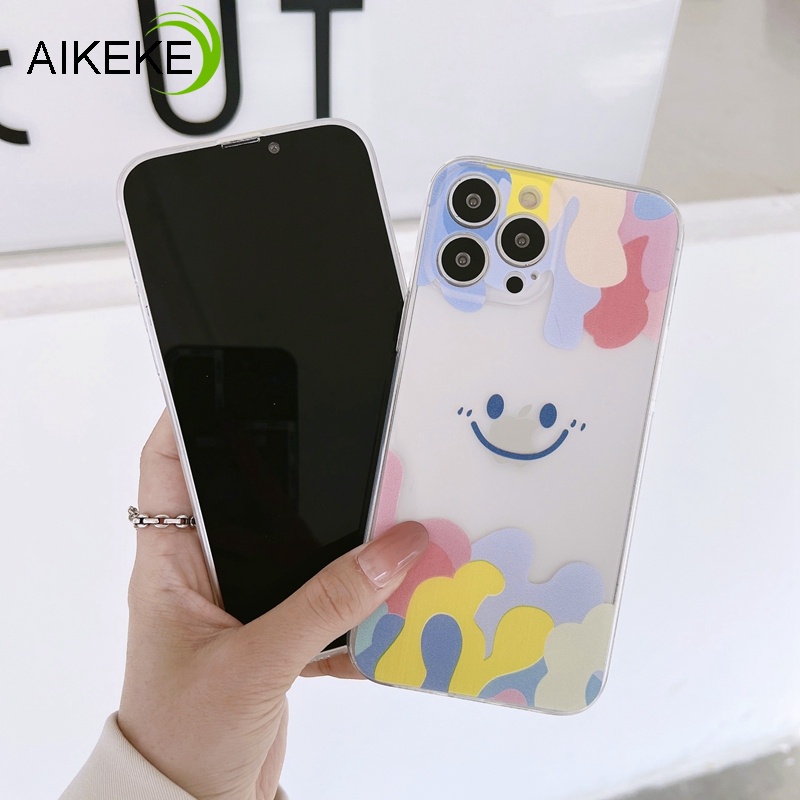Cute Smile Phone Case Vivo Y15s Y21 Y21s Y33s Y52 Y72 Y50 Y30 Y20s Y20i Y12s Y11s Y19 Y17 Y15 Y13 Y9