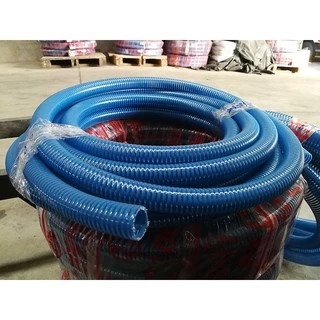 สายดูดน้ำ ท่อดูดน้ำ ขนาด 1 นิ้ว ยาว 4เมตร สีน้ำเงินเข้ม อุปกรณ์รดน้ำ ระบบน้ำ สายดูดน้ำพีวีซี ดูดเม็ดพลาสติก อุปกรณ์เกษตร