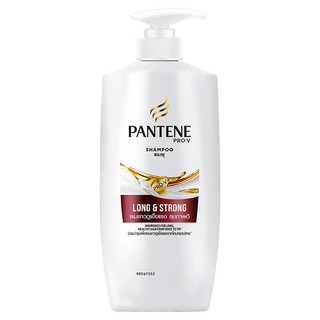 🔥HOT🔥 แพนทีน โปร-วี แชมพู สูตรลองแอนด์สตรอง 410 มล. Pantene Pro-V Shampoo Long &amp; Strong 410 ml