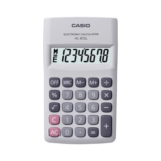 เครื่องคิดเลข Casio รุ่น HL 815L รับประกันศูนย์ 2 ปี สีขาว