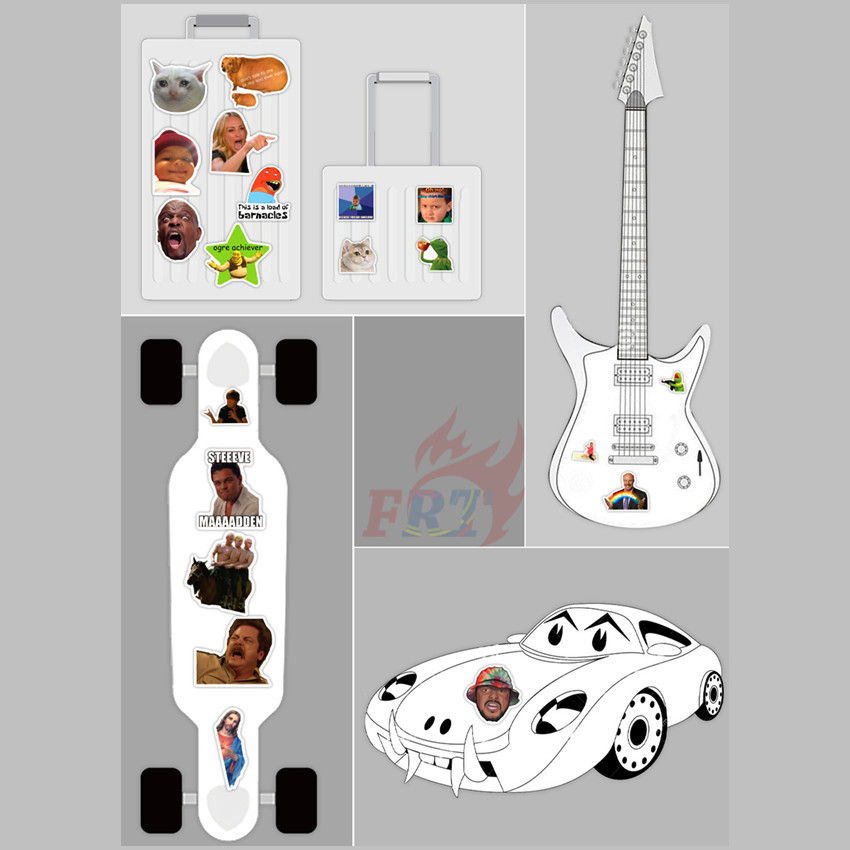 ❉ อินเทอร์เน็ตคนดัง Influencer ตลก Emoji Series 04 สติ๊กเกอร์ ❉ 50 ชิ้น/เซ็ต DIY แฟชั่นสติ๊กเกอร์ Doodle กันน้ํา - รูปที่ 6