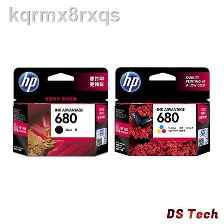 ❁﹊❒HP 680 Original Ink Black / Color ของแท้