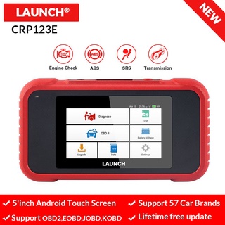 Launch X431 CRP123E OBD2 ENG ABS ถุงลมนิรภัย SRS AT เครื่องมือวินิจฉัยอัตโนมัติ OBDII เครื่องอ่านโค้ด อัปเดตฟรี pk CRP123X CRP123