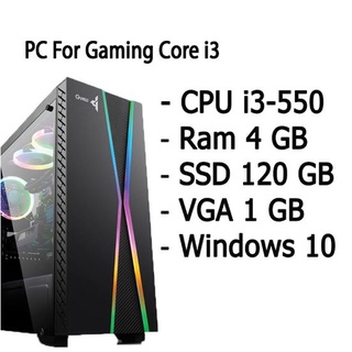 PC For Gaming Core i3 พร้อมใช้งานมีประกัน