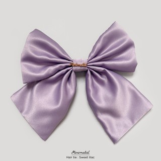 𝐌𝐈𝐍𝐈𝐌𝐀𝐋𝐈𝐒𝐓 hair tie (sweet lilac) กิ๊บโบติดผม