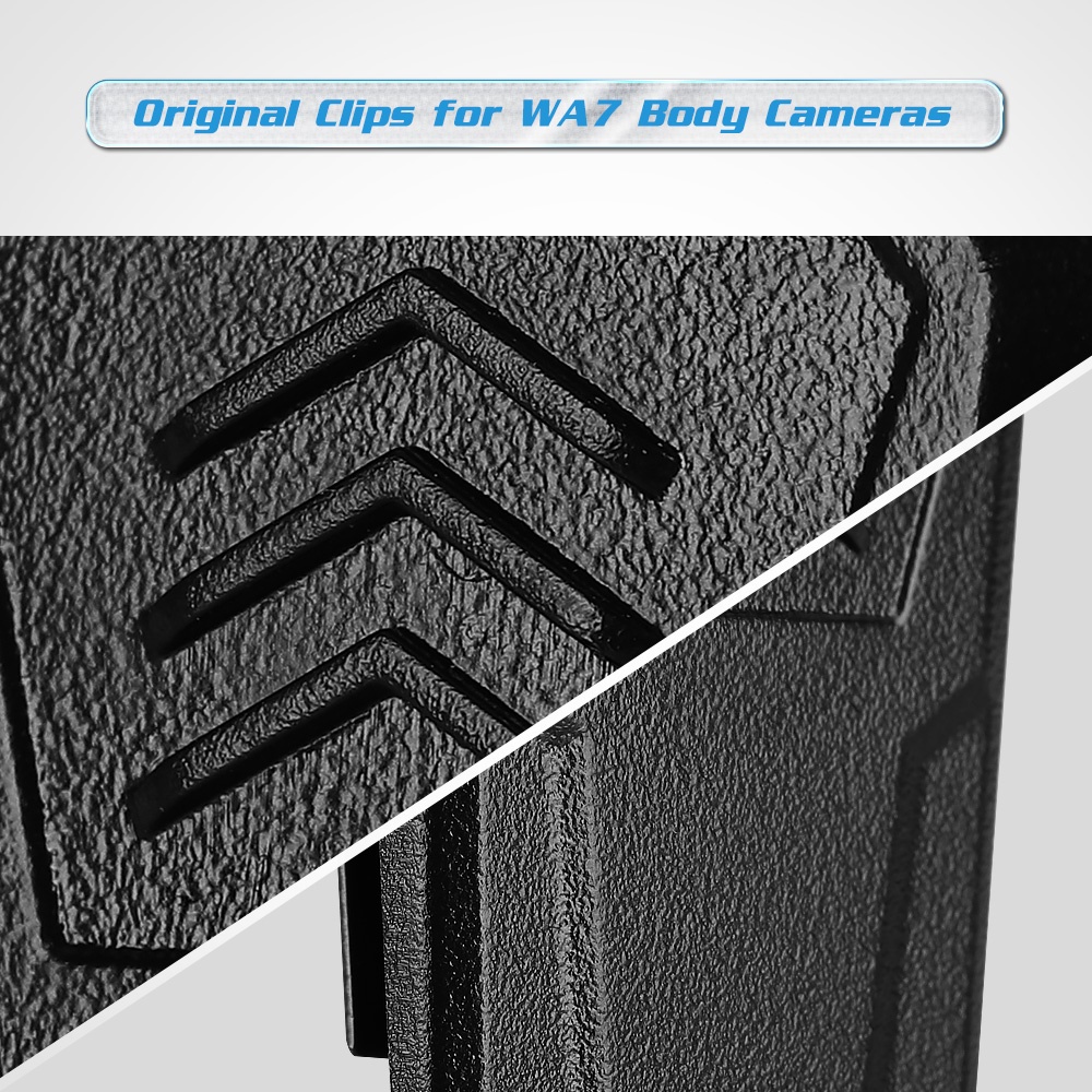 BOBLOV Small Clips Body Camera Clips for WA7-D Body Camera