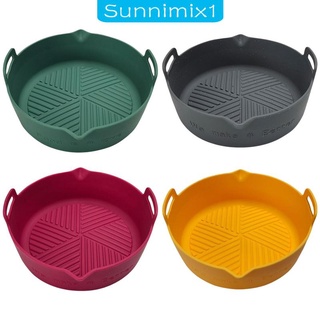 [sunnimix1] ถาดซิลิโคน ไม่ติดผิว สําหรับหม้อทอดไร้น้ํามัน เตาอบ