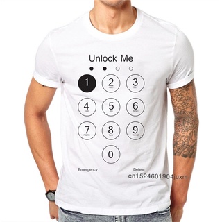 【100% cotton】เสื้อยืดลําลอง ผ้าฝ้าย 100% แขนสั้น คอกลม พิมพ์ลาย Unlock Me แฟชั่นฤดูร้อน สไตล์ฮิปสเตอร์ สําหรับผู้ชาย