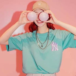 MLB (พร้อมส่ง) เสื้อยืด MLB PLAY UNISEX OVERSIZED T-SHIRT เสื้อยืดคอกลมแขนสั้น เสื้อยืดโอเวอร์ไซร์ ของแท้💯%