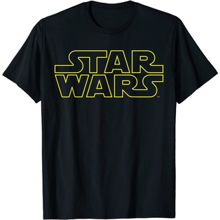 เสื้อยืด พิมพ์ลายกราฟฟิคโลโก้ Star Wars แบบเรียบง่าย สําหรับผู้ใหญ่S-5XL