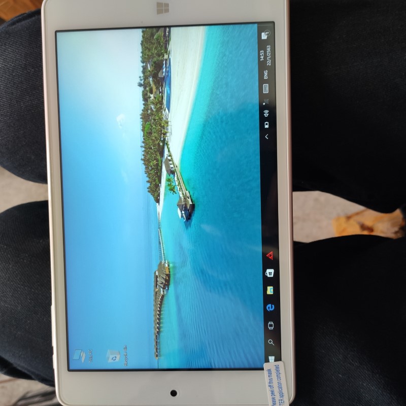 แท็บเล็ต Tablet Teclast X80 Power แท็บเล็ตมือสอง แท็บเล็ต 2 ระบบ ราคาถูก แท็บเล็ตสภาพพดี 2OS สีทอง ราคาประหยัด 10