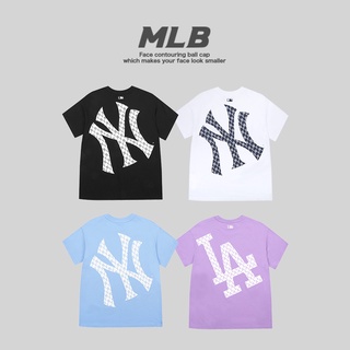   ไม่ MLB37 เสื้อยืด MONOGRAM 31TSM2131-50W เสื้อยืดพิมพ์ลายNY เสื้อยืดพิมพ์ลายLA  เสื้อยืดแบรนด์แท้ 100%