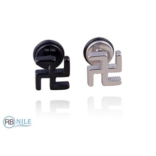 จิวหู สัญลักษณ์บวก สแตนเลส 316L