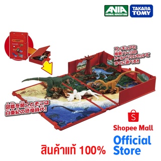 Takara Tomy อาเนีย Ania Visual Dictionary First Time Dinosaur Land Strongman Set