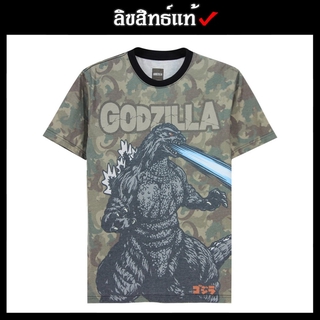 ✅ ลิขสิทธิ์แท้ ✅ เสื้อยืด ผ้า Cotton ผสม Polyester เสื้อก็อตซิลล่า ลาย Godzilla ชุดก๊อตซิลล่า ชุดก็อตซิลล่า รุ่น 507