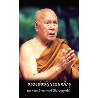 รูป หลวงพ่อปัญญานันทภิกขุ และ  โอวาทธรรม รูปขนาด 9X5.4 จำนวน 9ใบ