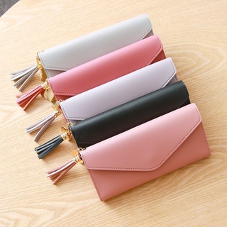 Long Purse กระเป๋าสตางค์ผู้หญิงใบยาว กระเป๋าถือ มีช่องใส่ของหลายช่อง