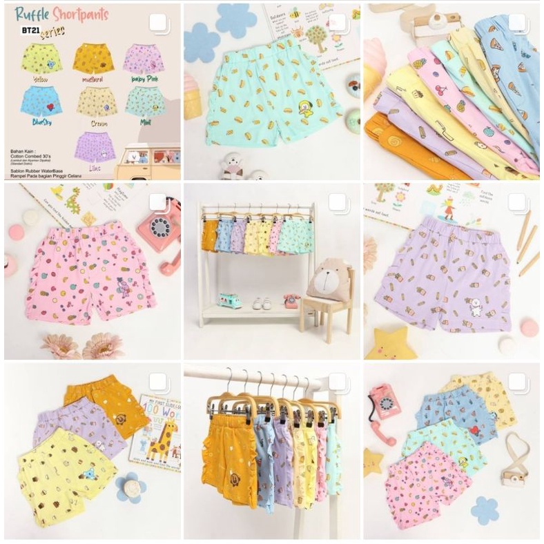 Ruffle SHORT / BT21 / TROUSERS BT21