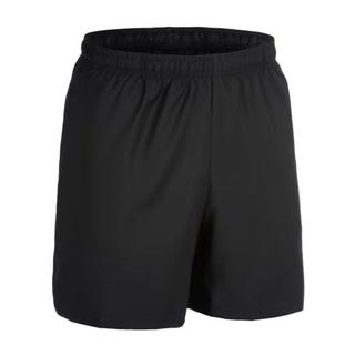 Mens Breathable Breathable Fitness Shorts กางเกงขาสั้น สำหรับ การออกกำลังกาย รุ่น FST 100  Black