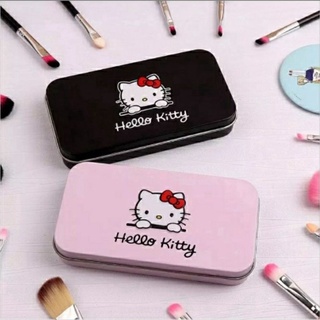 🍒grace Thai🍒 ชุดแปรงแต่งหน้า Hello kitty เชต7ชิ้น มี2สีให้เลือก