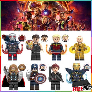 เครื่องทําสงครามอเวนเจอร์ส 4 MK6 Tony Stark Captain Marvel Captain America Marvel ​ฟิกเกอร์ ขนาดเล็ก XH0261