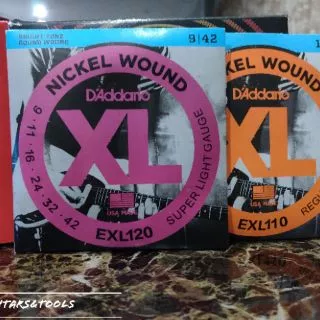 🎸สายกีตาร์ไฟฟ้า0.09และ0.10🔥ราคาถูก คุณภาพดี🔥 D'addario EXL🎉บริการเก็บปลายทาง