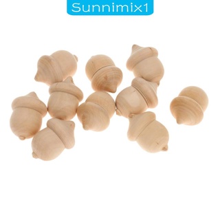 [sunnimix1] ข้าวโพดไม้ ไม่สําเร็จรูป DIY สําหรับตกแต่งงานแต่งงาน 10 ชิ้น