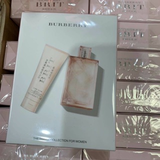 น้ำหอมเซ็ต Burberry brit sheer for her edt (กล่องซีล) ของแท้ ไม่แน่จริงไม่ขายค่ะ