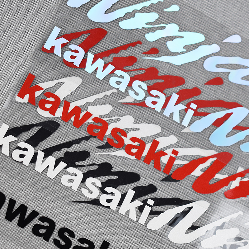 สะท้อนแสงสัญลักษณ์รถจักรยานยนต์ Badge Decal ถังล้อ Ninja 250 300 600 สติกเกอร์สําหรับ Ninja 250R 300