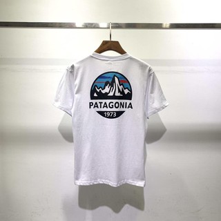 เสื้อยืดใหม่ 2022Sportlife Patagonia เสื้อยืดลําลองสําหรับผู้ชายแขนสั้นพิมพ์ลาย Snow ComicL XL  XXL 3XL