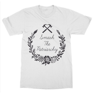 เสื้อยืดผ้าฝ้ายพิมพ์ลายขายดี ใหม่ เสื้อยืดลําลอง พิมพ์ลาย Smash the Patriarchy Revolution Protest March Feminist แฟชั่นฤ