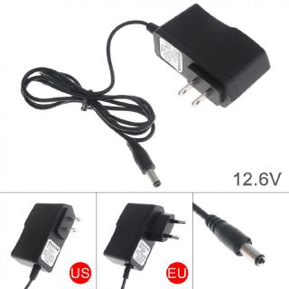 12.6 V อะแดปเตอร์ที่ชาร์จไฟฟ้าพร้อมปลั๊ก EU / US Plug