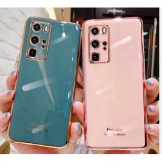 กรณี Huawei P40 Pro กรณี Huawei P40 P30 P20 Pro Lite 6d ที่มีคุณภาพสูงสีทึบคู่ฝาครอบป้องกัน Huawei Mate 30 20 P 30 40 20 Pro หลากสีกันกระแทกซิลิโคนปกหลัง