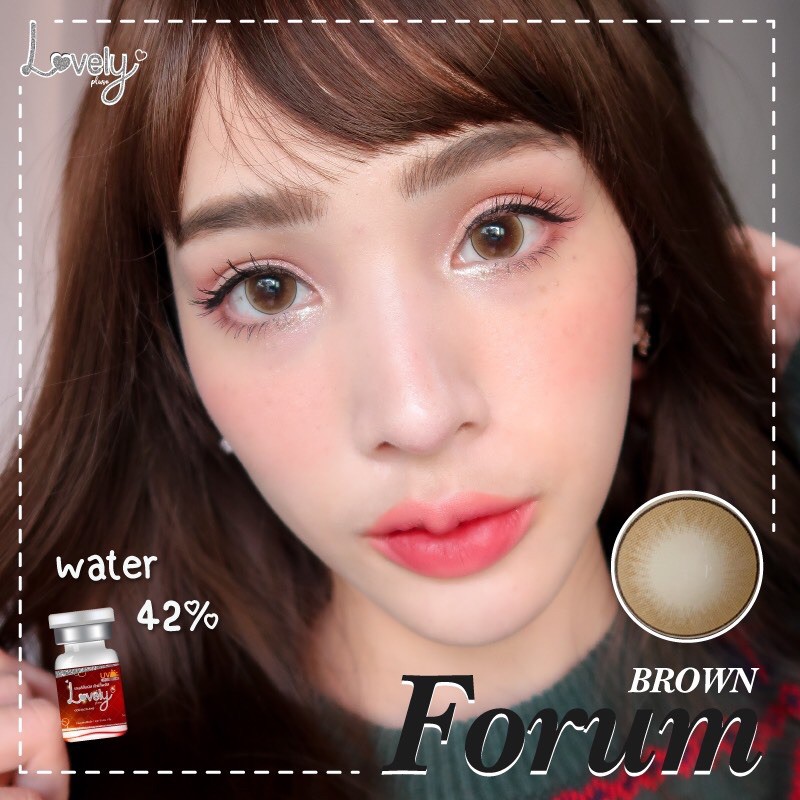 คอนแทคเลนส์ลาย Forum brown