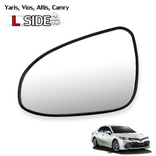 เนื้อเลนส์กระจก ข้างซ้าย Lh สำหรับ Toyota Vios Altis Yaris Camry ปี 2014 -2019