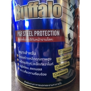 สีรองพื้นเหล็กซิงค์ Buffalo 3.785 ลิตร(ขนาดแกลอน)สีเงิน และสีดำ