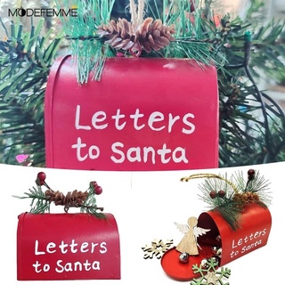 [ Christmas Retro Craft mailbox Hanging Pendant decorations For  Home Christmas Garden Suggestion ]