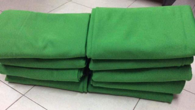 ผ้าเขียว ฉากเขียวสำหรับงานกราฟฟิค ขนาด 2×2 และ 2x3 เมตร ส่งฟรี