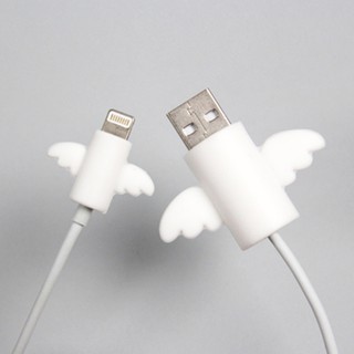 อุปกรณ์ซิลิโคน ถนอมสายชาร์ต iPhone ป้องกันสายชาร์จเสียหาย รูปทรงสวยงาม  iPhone wire charging protection