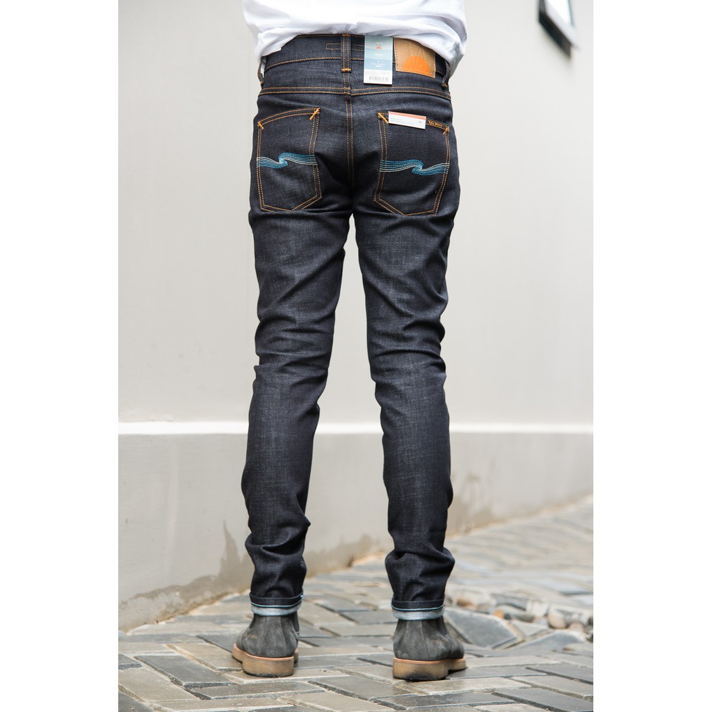 nudie jeans lean dean aquamarine