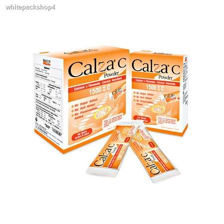 ส่งตรงจากกรุงเทพแคลซ่า ซี พาวเดอร์1500 mg (Calza C Powder 1500mg) แคลเซี่ยมผง บำรุงกระดูก 30ซอง