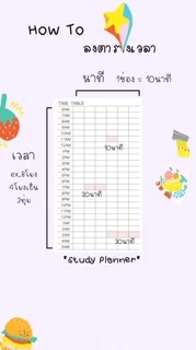 [สันขดลวด] แพลนเนอร์ | study planner จดได้นาน 4 เดือน