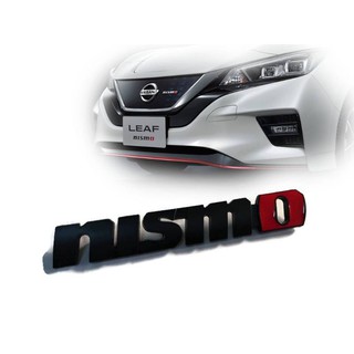 LOGO NISMO สีดำมีขายึดติดหน้ากะจัง NISSAN ทุกรุ่น