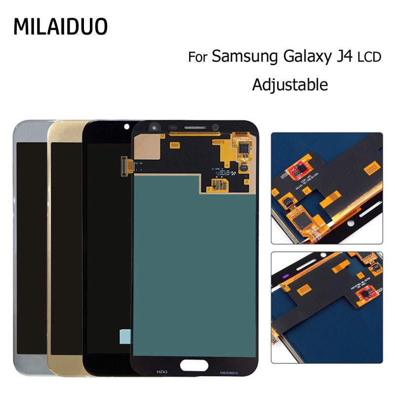 SAMSUNG 5.5 "จอแสดงผลสําหรับSamsung J4 2018 J400 J400F J400G/DS LCD Touch Screen Digitizer