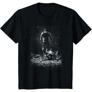 เสื้อยืดผ้าฝ้ายพรีเมี่ยม เสื้อยืด ลายแบทแมน Dark Knight Rises Bane Rain